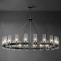 60 Inch Large Black Wagon Wheel Chandelier