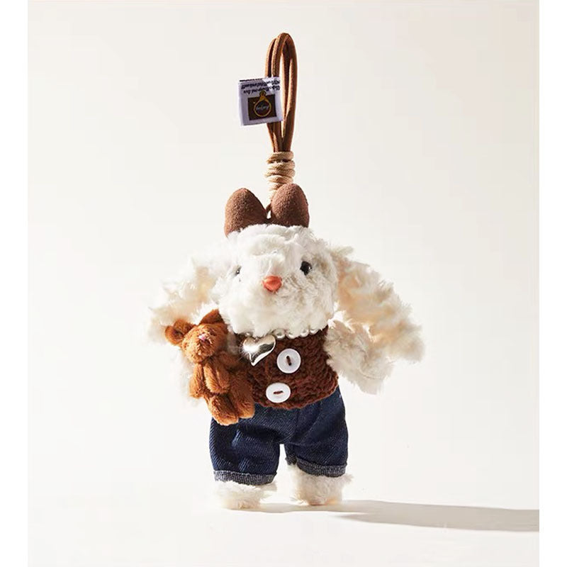 Plush Key Chain Cute Rabbit Doll Cartoon Pendant