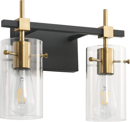 Vintage Vanity Lights with Glass Shade