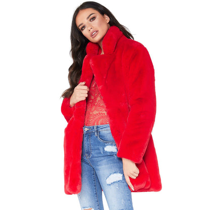 Women's Casual Creative Loose Fur Fluff Coats