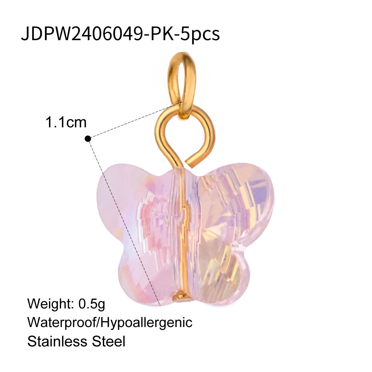 Women's Cute Drop Oil Pendant Color Retention Necklace Pendant