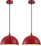 2 Farmhouse Dome Pendant Lights