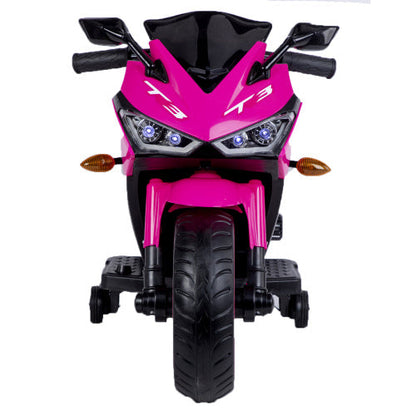 Kids Motorcycle,12V Motorcycle For Kids 3 4 5 6 Years Boys Girls 12v7ah Kids Motorcycle Ride On Toy With Training Wheels  Manual Throttle  Drive By Hand Lighting Wheels