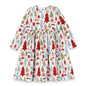Christmas Merry Girl's Soft Bamboo Dress - Sibling Matching