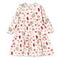 Girls’ Christmas Dress – Bamboo Holiday Tiered Twirl Dress