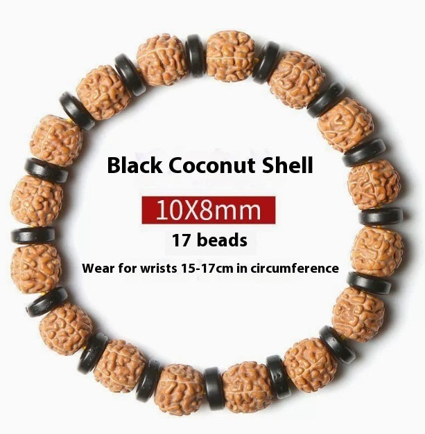 Amazon New Product European And American Style Agate Beaded Bracelet Volcanic Stone Prayer Bracelet