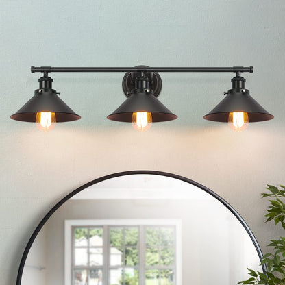 2-3 Matte Black Wall Sconce