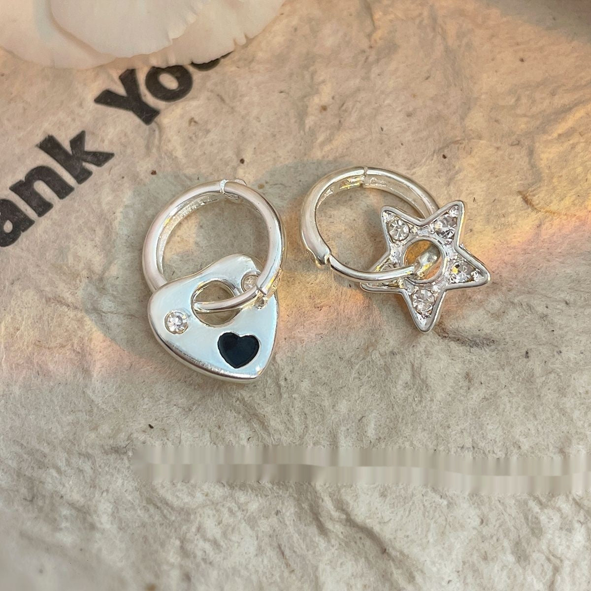 Minimalist Personality Love Butterfly Ear Clip Suit Female