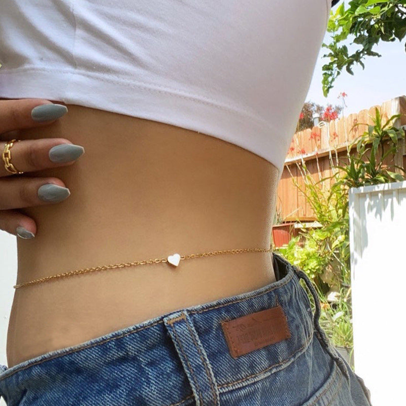 Women's Simple Sexy Fashion Alloy Waist Chain