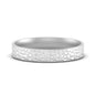 Hammered Finish Mens Wedding Band