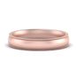 4 mm Milgrain Comfort Fit Mens Wedding Band