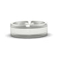 Mens Band Double Milgrain