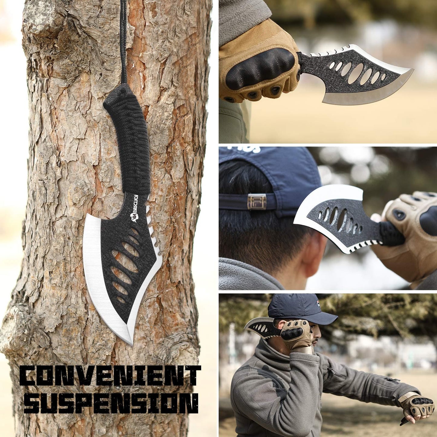Throwing Axe Tactical Axe Tomahawk With Nylon Sheath