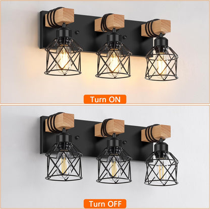 3-Light Farmhouse Vanity Light