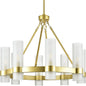 Small Wagon Wheel Chandelier