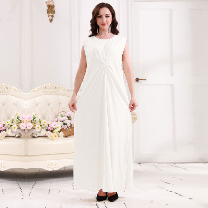 Women's Fashion Undershirt Bottoming Short-sleeved Dresses
