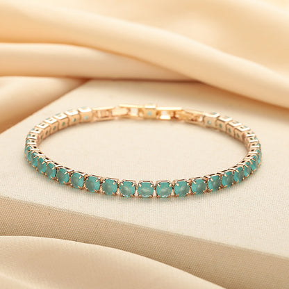 Minimalist Exquisite Versatile And Subtly Luxurious Haze-green Bracelet