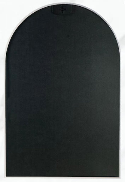 24x36 Inch Gold Metal Framed Arched Mirror