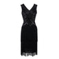 Sequined Handmade Beaded Dress Tassel Sleeveless Wedding Dresses