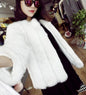Women's Fur Stitching Integrated Warm Fox Coats