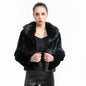 Women's Mink Fur Light Collar Warm Coats