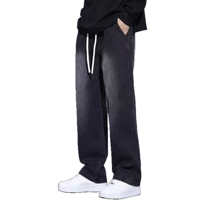 Straight-leg Relaxed-fit American-style Mens Jeans