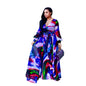 Women's Beach Chiffon Dress Flower Print Fashion Dresses