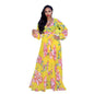 Women's Beach Chiffon Dress Flower Print Fashion Dresses