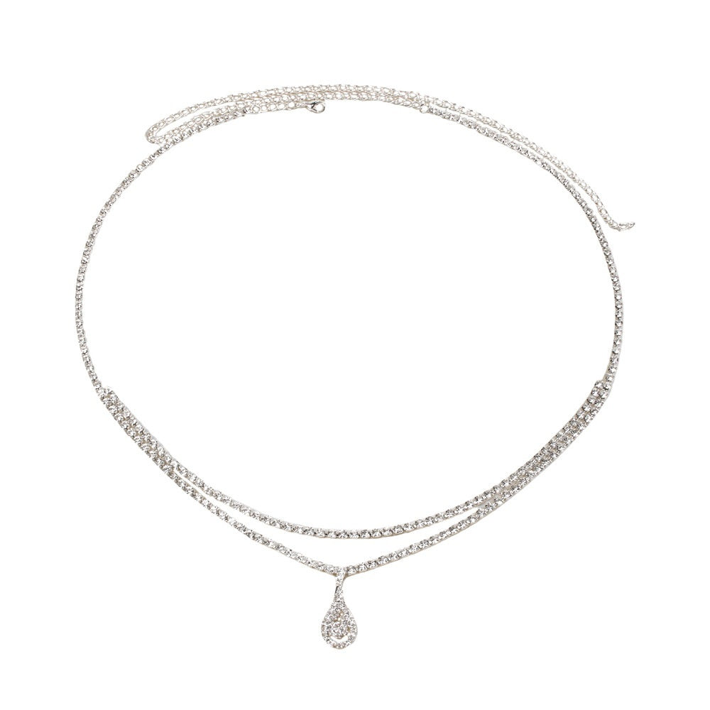Water Drop Pendant Waist Chain Women's Simple Fashion