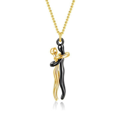 Couple Hug Necklace Romantic Men And Women