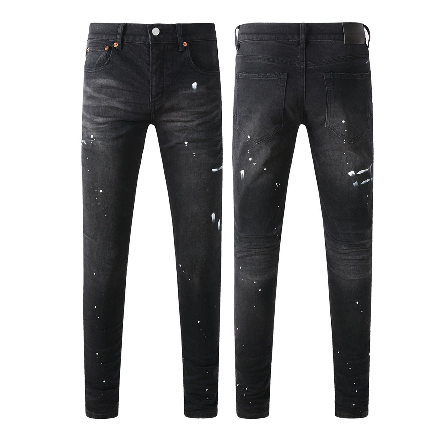 Men's Fashionable Ripped Straight-Leg Pants