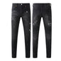 Men's Fashionable Ripped Straight-Leg Pants