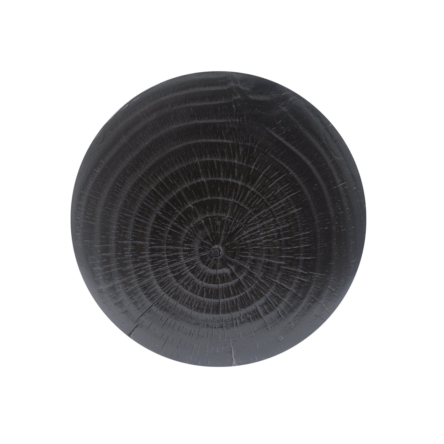 MGO Hollow Side Table with Wood-like Texture