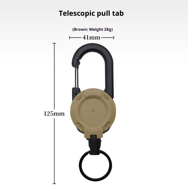 Lure Retractable Buckle Accessories Anti-lost Connecting Rope For Fishing Rod Can Buckle