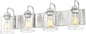 Farmhouse Glass Bathroom Vanity Light Fixture