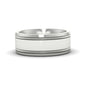 Mens Band Double Milgrain