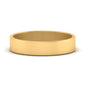 5 mm Flat Gold Wedding Band