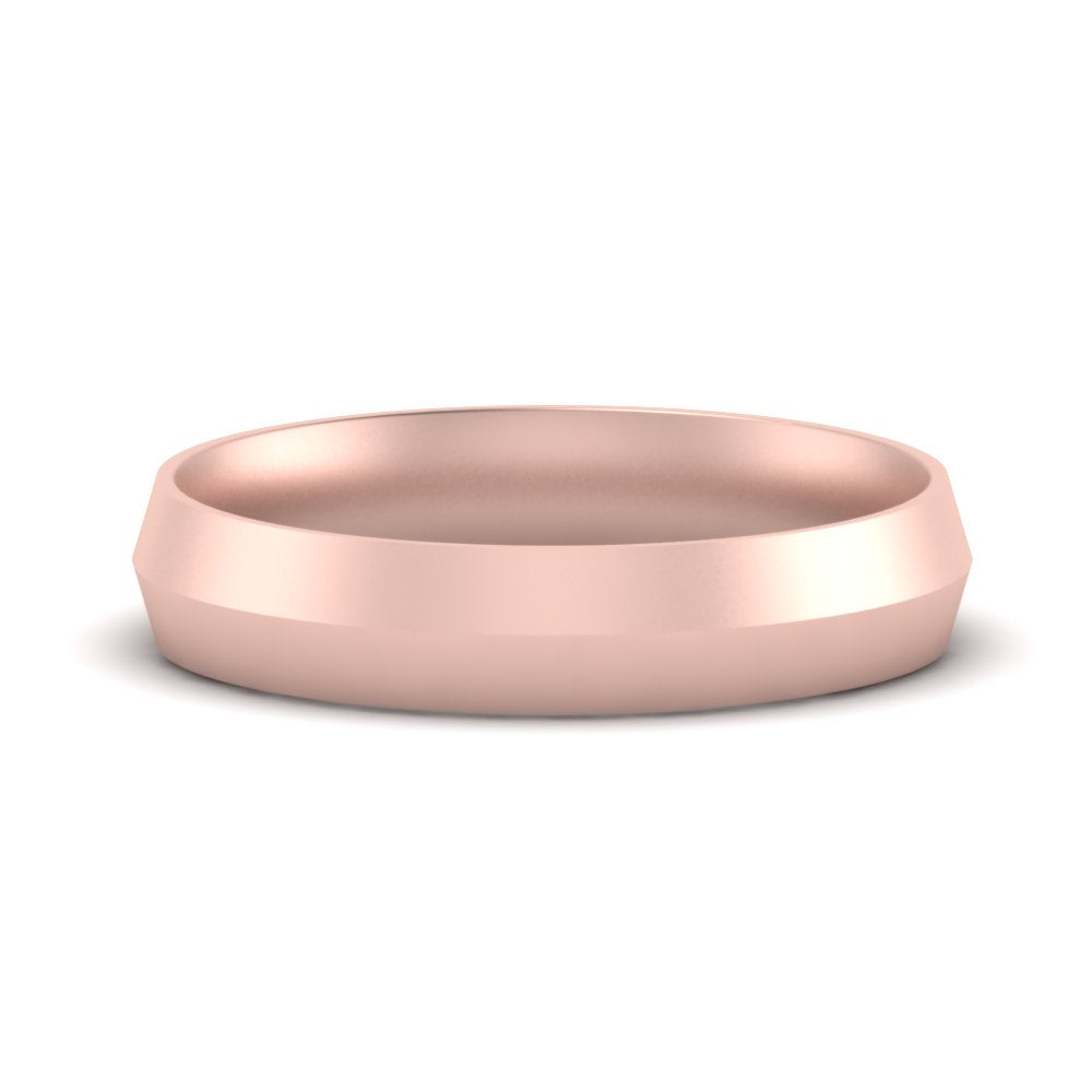 Comfort Fit Knife Edge Mens Band