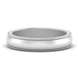 Milgrain Matte Finish Mens Band
