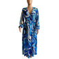 Women's Printed Chiffon Sexy Dress With Lining Dresses