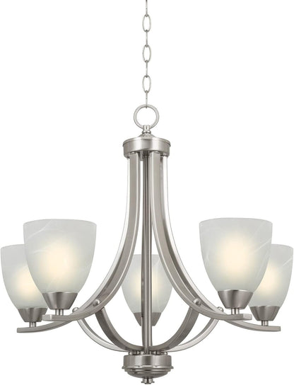 Contemporary 5-Light Large Chandelier