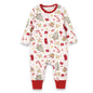 Baby Holiday Bamboo Romper – Christmas Print One-Piece