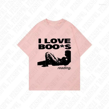 Short-sleeve T-shirt With A Punk Harajuku-style Graphic Print