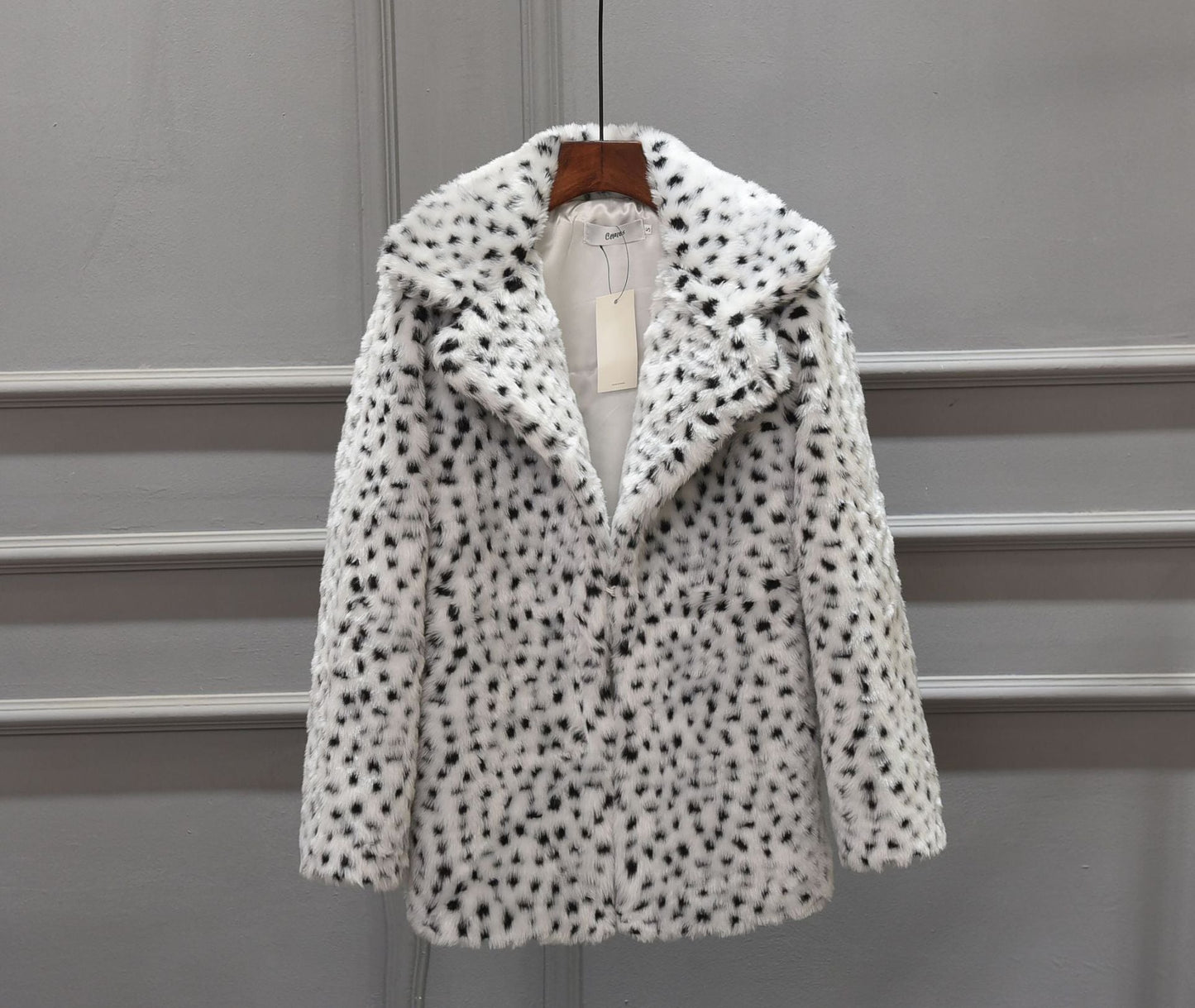 Fur Korean Style Mid-length Sexy Snow Coats