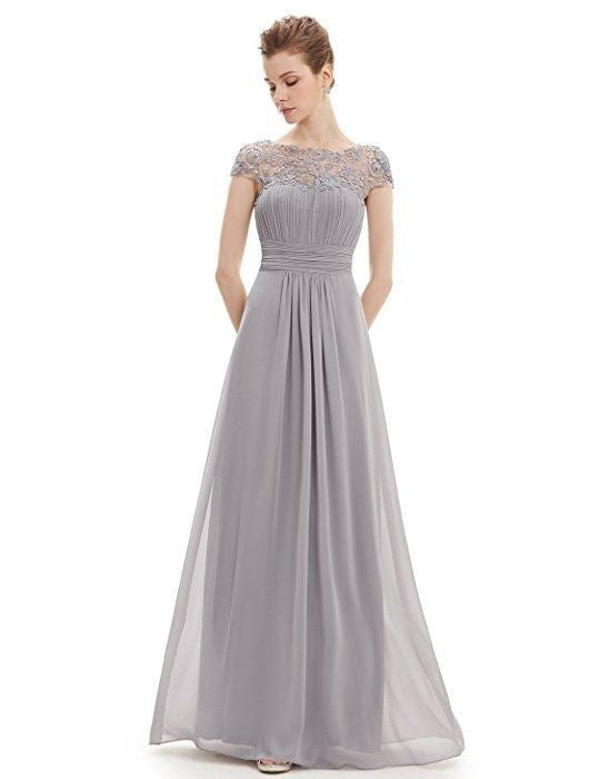Women's Casual Comfortable Lace Dress Bridesmaid Wedding Dresses