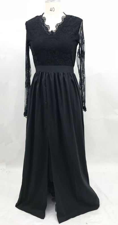 Sexy Deep V Lace Fashion Dress Wedding Dresses