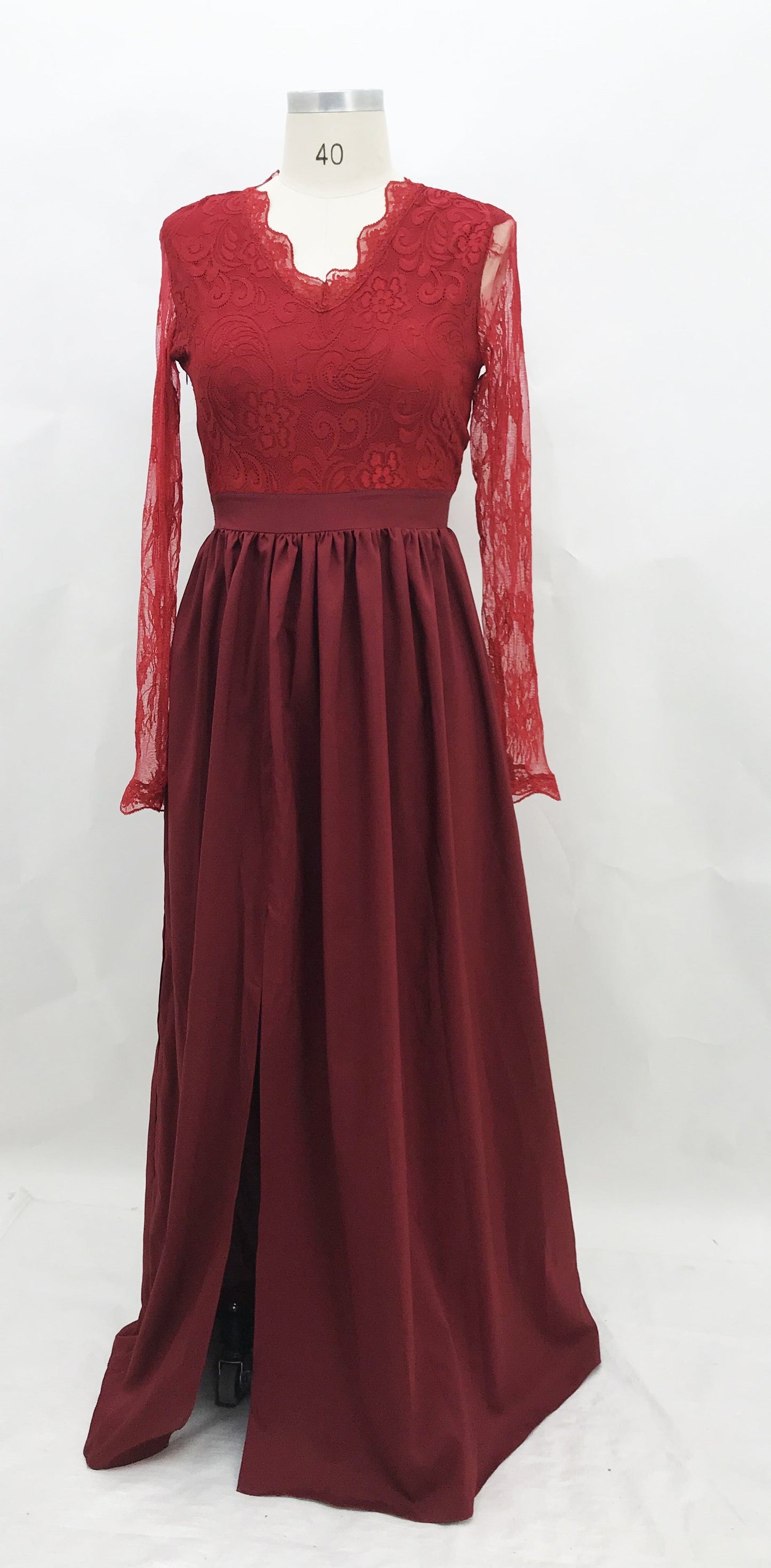 Sexy Deep V Lace Fashion Dress Wedding Dresses