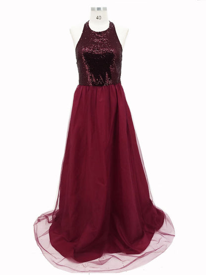 Sexy Sleeveless Long Dress Party Bridesmaid Wedding Dresses
