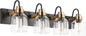 Black Vintage Bathroom Vanity Light Fixture