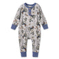 Western Cowboy Rodeo Henley Baby Romper - Bamboo